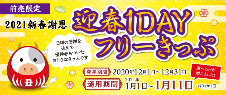 名鉄迎春1DAYフリーきっぷ