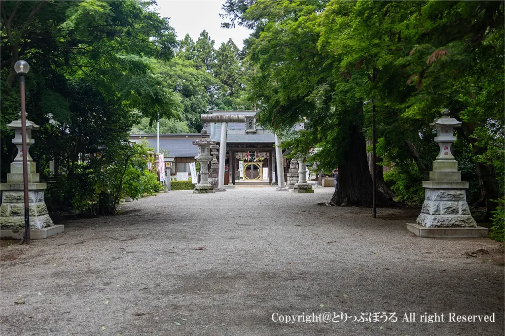水戸八幡宮参道