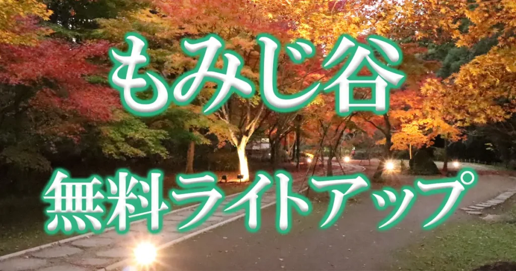 水戸偕楽園もみじ谷ライトアップアイキャッチ画像