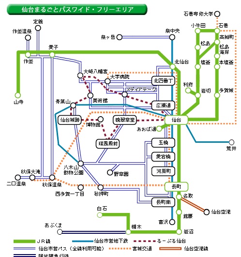 TOHOKUMaaS仙台フリーエリア