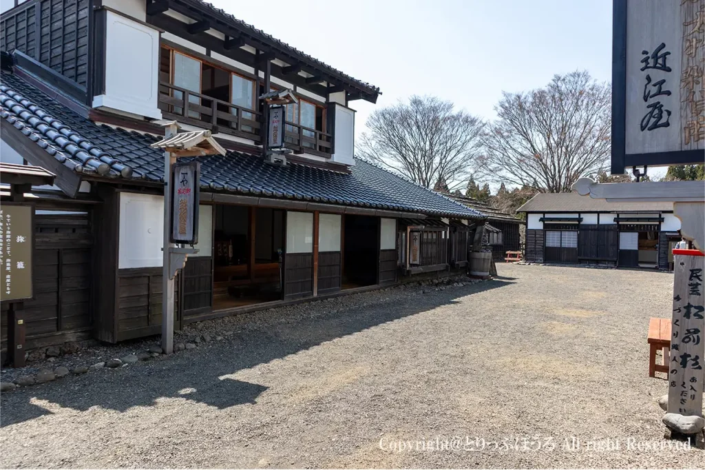 松前藩屋敷町並み