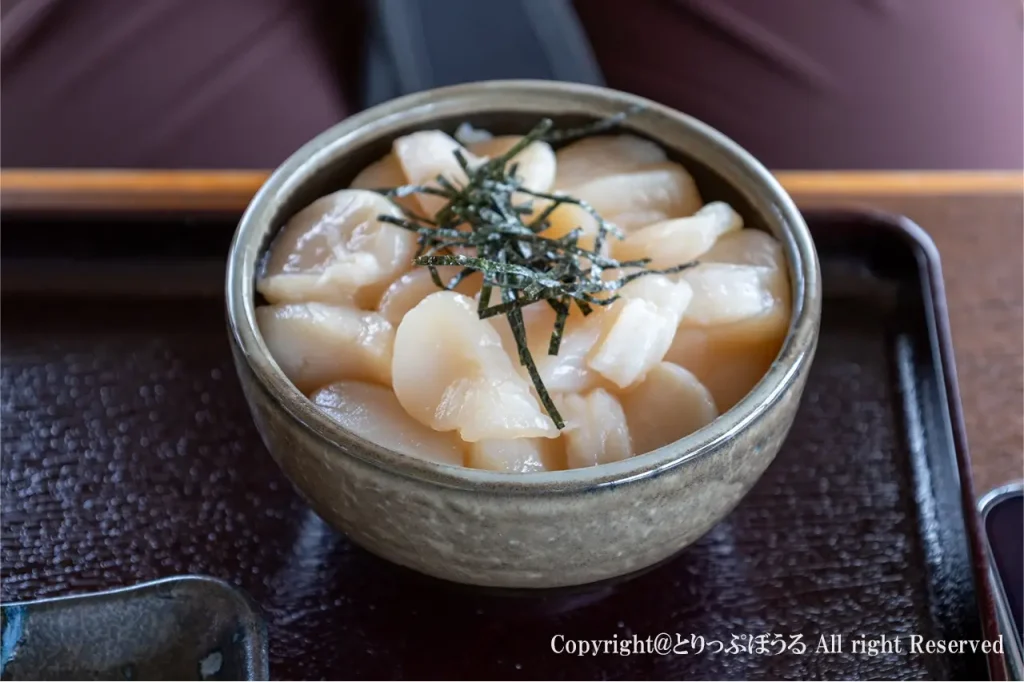 うみかぜ食堂のほたて丼