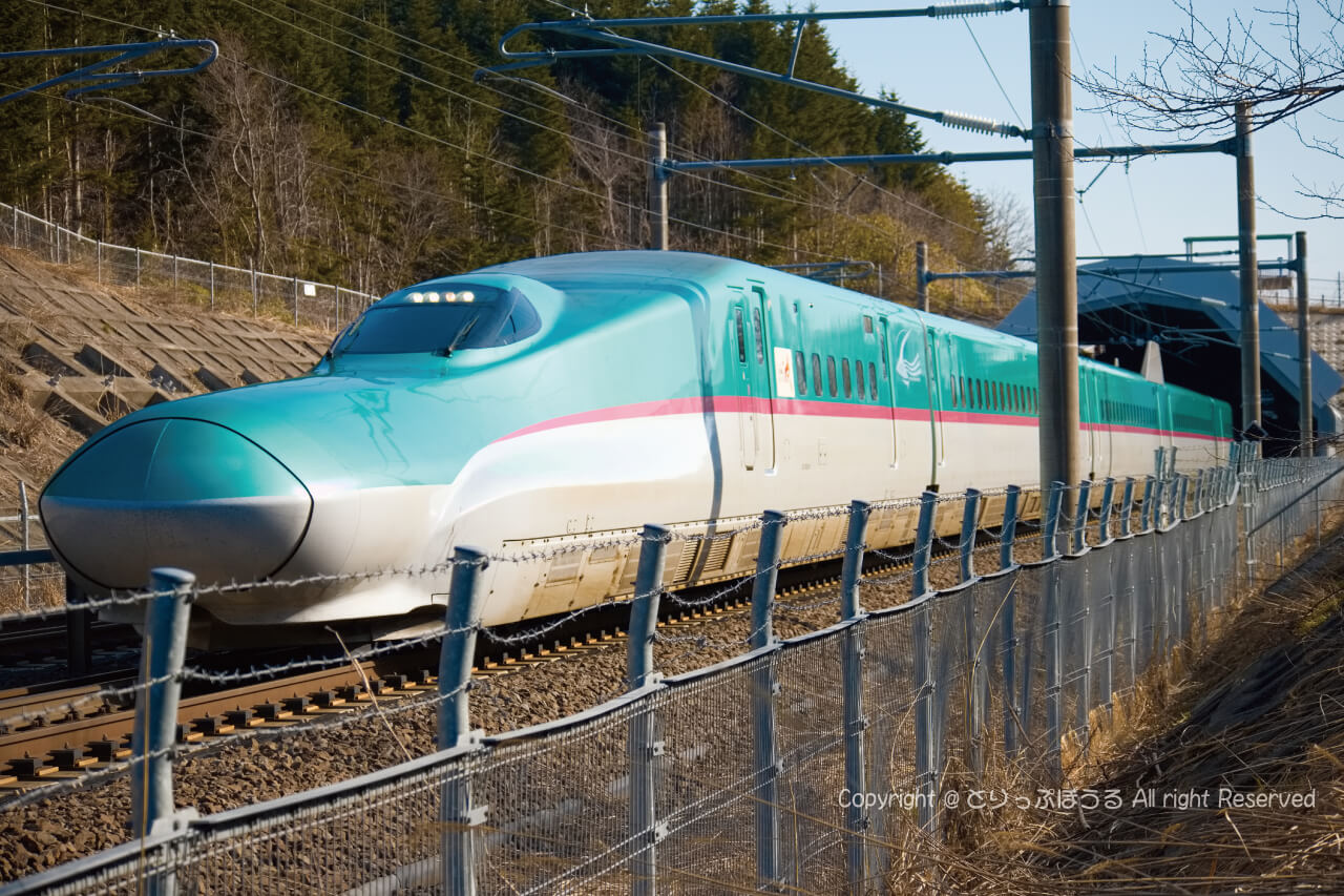 木古内北海道新幹線ビュースポット付近