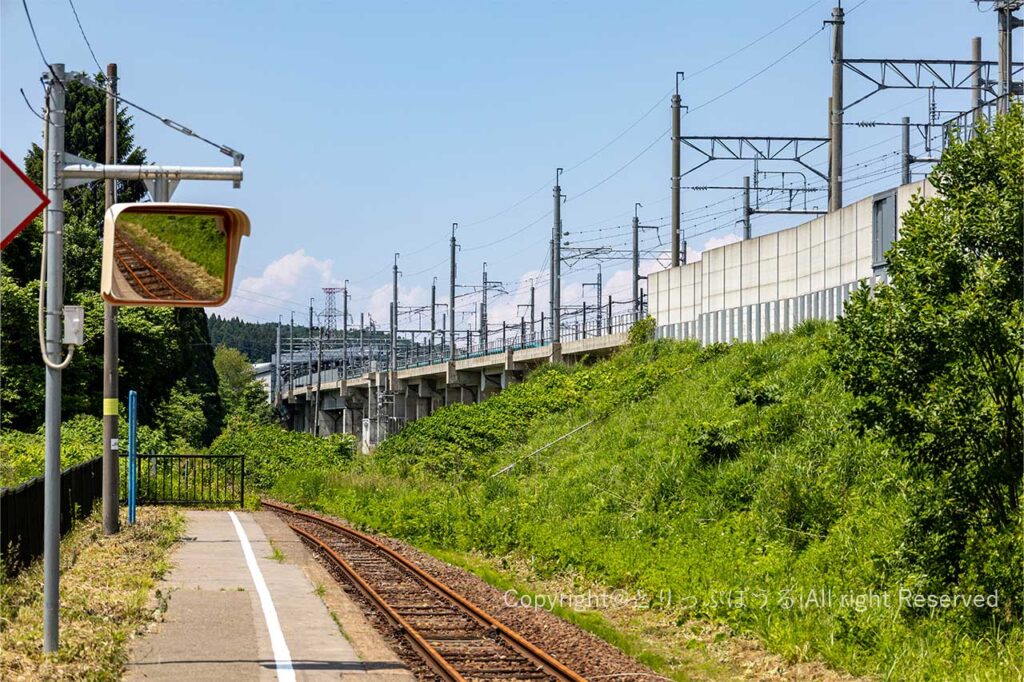 津軽二股駅から北海道新幹線