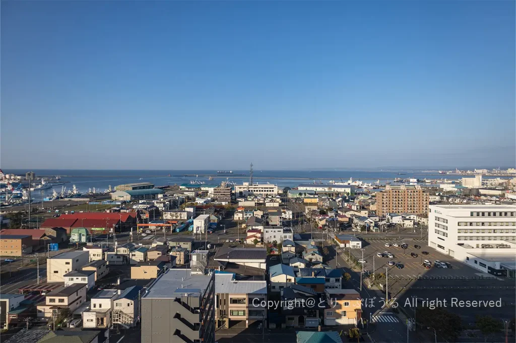 釧路プリンスホテルからの眺望