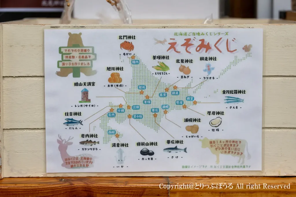 北見神社えぞみくじマップ