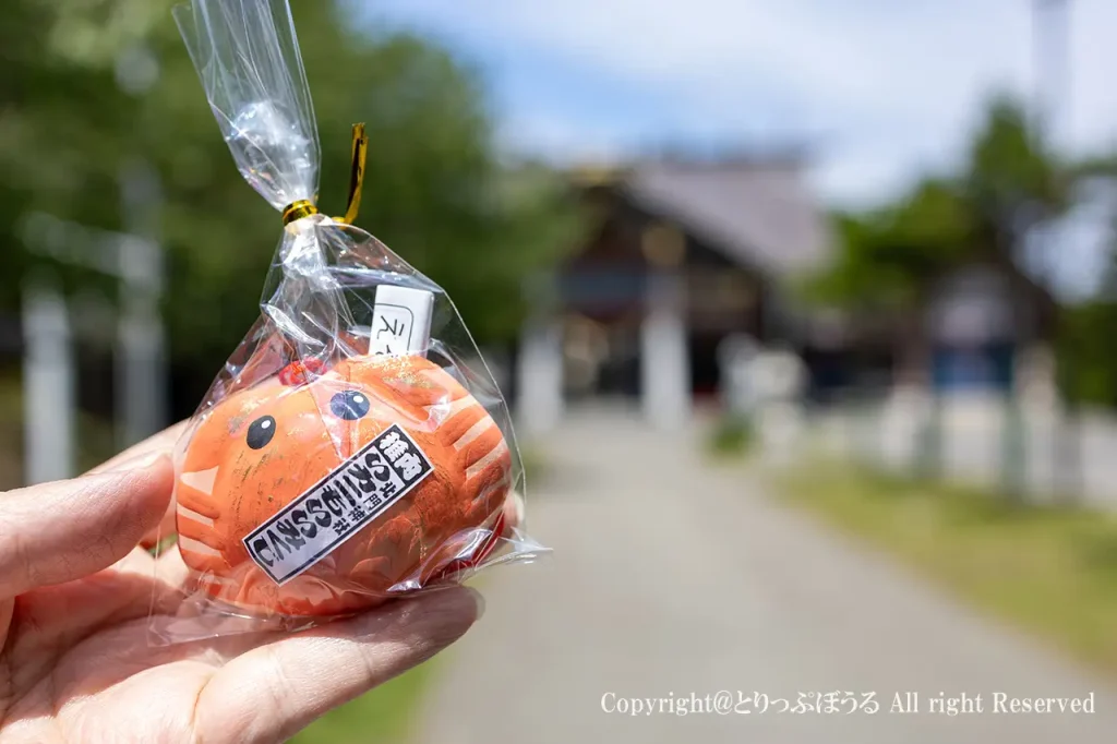 稚内の北門神社カニ