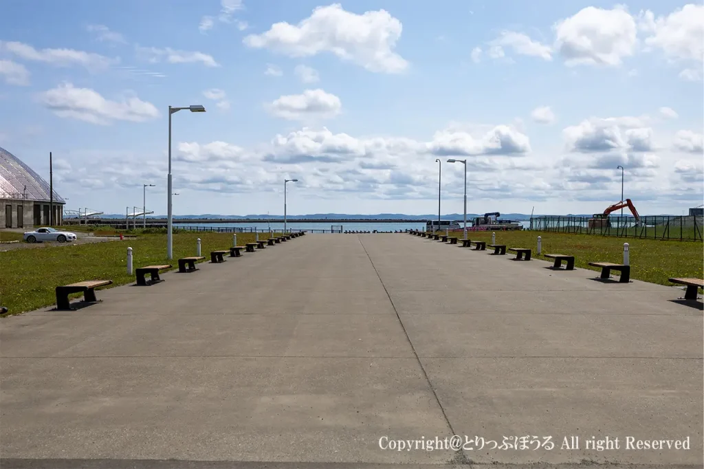 北防波堤ドーム公園ベンチ広場