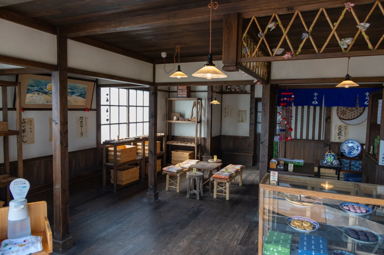 なつぞらエリアにあるお店のセット雪月の店内